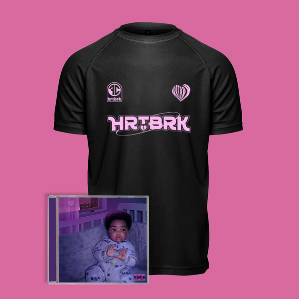 PACK MAILLOT "HRTBRK" NOIR + CD "HEARTBREAK LIFE II"